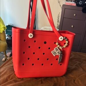 Bogg Bag Red Tote